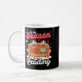 Christmas School Teacher Retro Librarian Groovy Xm Koffiemok (Links)