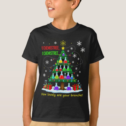 Christmas Science Teacher 67 Meme Santa Oh Chemist T-shirt (Voorkant)