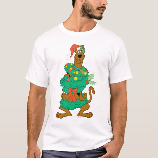Christmas Scooby Tri-Blend Shirt (Voorkant)