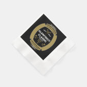 Christmas Scotch Whiskey Label Servet (Hoek)