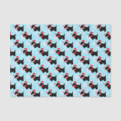 Christmas Scottie Dogs Pattern Tissuepapier (Voorkant)