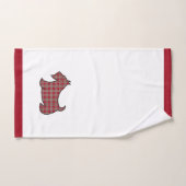 Christmas Scottish Terrier Hand Towel Handdoek (Handdoek)