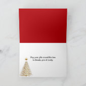 Christmas Scottish Terrier Kaart (Binnen)