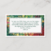 CHRISTMAS-scripts Specialized Evangelistic Visitekaartje (Achterkant)