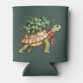 Christmas Sea Turtle Lover Gift Xmas Tree Holiday Blikjeskoeler (Voorkant)