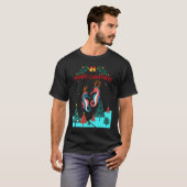 Christmas Seahorse Reindeer With Holiday Decorativ T-shirt (Voorkant volledig)
