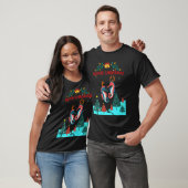 Christmas Seahorse Reindeer With Holiday Decorativ T-shirt (Unisex)