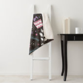 Christmas seamless pattern with tree, snow, gift sherpa deken (In situ)