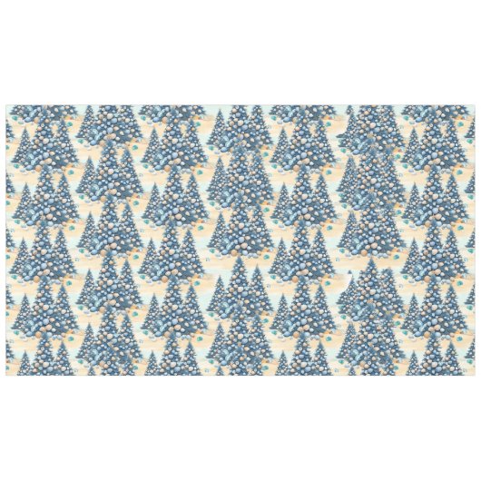Christmas Seashells Tree Beach  Tafelkleed (Voorkant (Horizontaal))