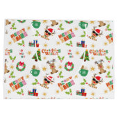 Christmas Season Gift Bag Cute Festive Groot Cadeauzakje (Achterkant)