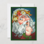 CHRISTMAS SECRET SANTA PARTIJ INVITE INVITATION KAART (Voorkant)