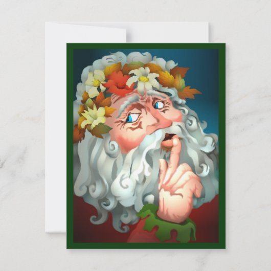 CHRISTMAS SECRET SANTA PARTIJ INVITE INVITATION KAART (Voorkant)