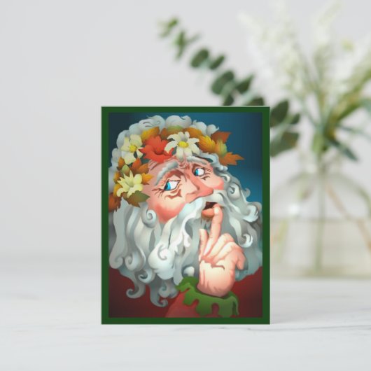 CHRISTMAS SECRET SANTA PARTIJ INVITE INVITATION KAART (Staand voorkant)