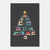 Christmas Sewing Machine Xmas Tree Quilter Gift Post-it® Notes (Voorkant)