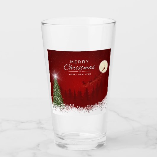 Christmas Shaker Glass Glas (Voorkant)
