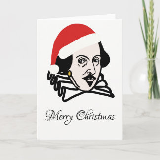 Christmas Shakespeare Feestdagen Kaart