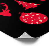 Christmas Shapes  Poster (Hoek)