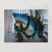 Christmas Shark briefkaart (Voorkant)