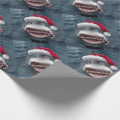 Christmas Shark Cadeaupapier (Hoek)