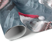 Christmas Shark Cadeaupapier (Rol Hoek)