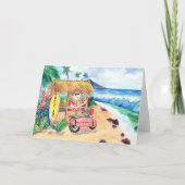 Christmas Shave Ice Santa Kaart (Voorkant)