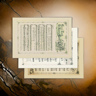 Christmas Sheet Music Melody   Cadeauverpakking Inpakpapier Vel