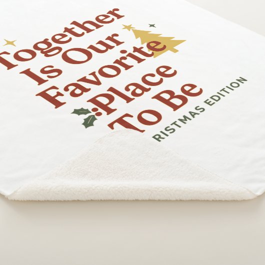 christmas sherpa deken (3/4)