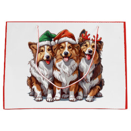 Christmas Shetland Sheepdogs Groot Cadeauzakje