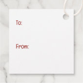 Christmas Shiba Inu Santa Dogs Bedankjes Labels (Achterkant)