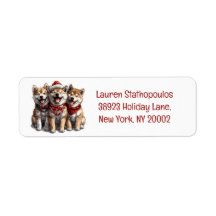 Christmas Shiba Inu Santa Dogs