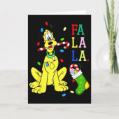 Christmas Shirt Cute La Fa Fa Swea  Kaart (Voorkant)