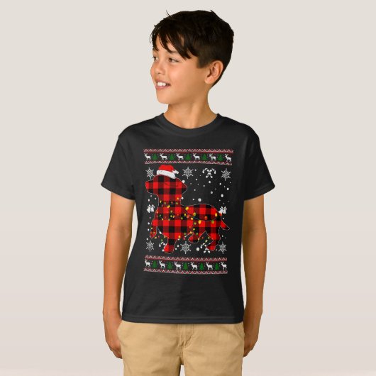 Christmas Shirt For Dachshund Lover Gift Santa Buf (Voorkant volledig)