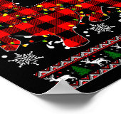 Christmas Shirt For Dachshund Lover Gift Santa Buf Poster (Hoek)