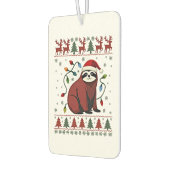 Christmas Shirt for Sloth Lover Gift Santa Buffalo Luchtverfrisser (Links)