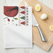 Christmas Shirt for Sloth Lover Gift Santa Buffalo Theedoek (Quarter Fold)