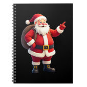 Christmas Shirts for Boys Kids Dabbing Santa Xmas  Notitieboek (Voorkant)