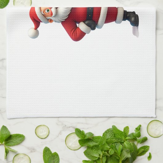 Christmas Shirts for Boys Kids Dabbing Santa Xmas Theedoek (Gevouwen)