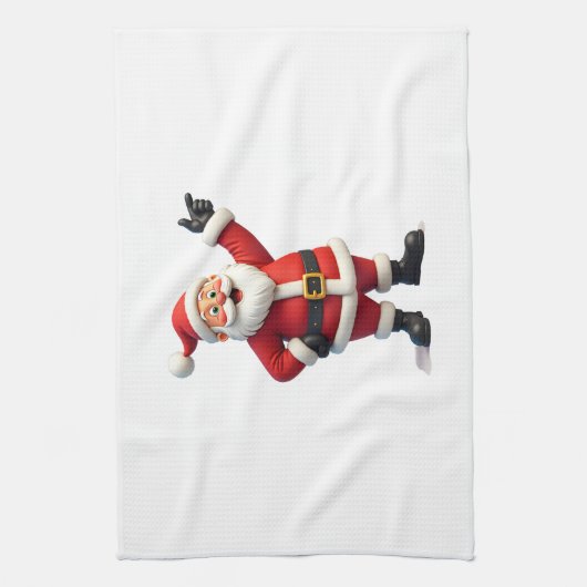 Christmas Shirts for Boys Kids Dabbing Santa Xmas Theedoek (Verticaal)