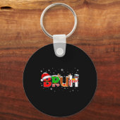 Christmas Shirts For Kids Boys Bruh Funny Saying C Sleutelhanger (Voorkant)