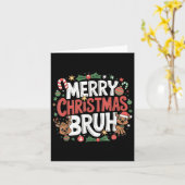 Christmas Shirts For Kids Boys Women Merry Christm Kaart (Gele Bloem)