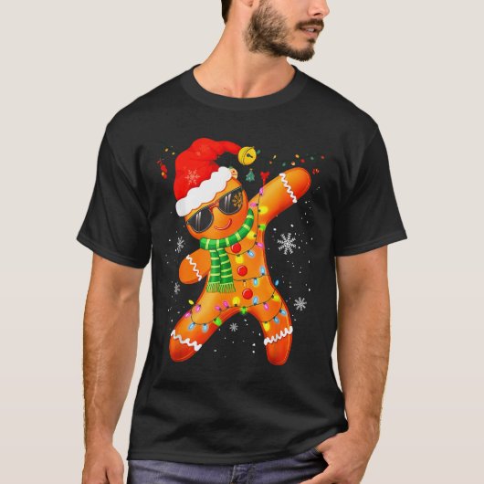 Christmas Shirts Kids Boys Toddler Gingerbread Xma (Voorkant)