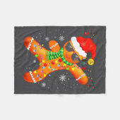 Christmas Shirts Kids Boys Toddler Gingerbread Xma Fleece Deken (Voorkant (Horizontaal))