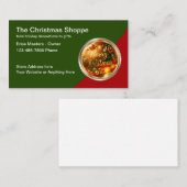 Christmas Shop Thema Visitekaartjes (Voorkant / Achterkant)