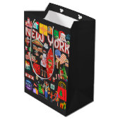 Christmas Shopping Geschenktüte Medium Cadeauzakje (Achterkant Gekanteld)