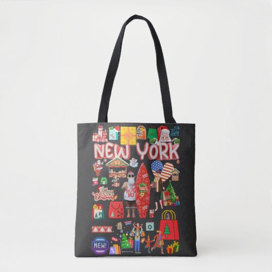 Christmas Shopping Tragetasche Tote Bag (Voorkant)
