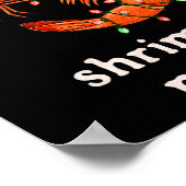 Christmas Shrimp Holiday Shrimply Merry Funny Fest Poster (Hoek)
