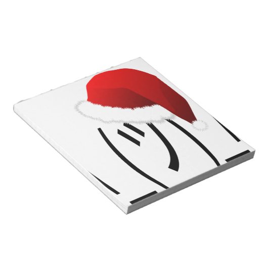 christmas shrug emoji notitieblok (Schuin)