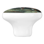 Christmas Silver Bell  stijl Keramische Knop (Zijkant)