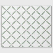 Christmas Silver Bells Garland Cadeaupapier (Vlak)