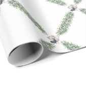 Christmas Silver Bells Garland Cadeaupapier (Rol Hoek)